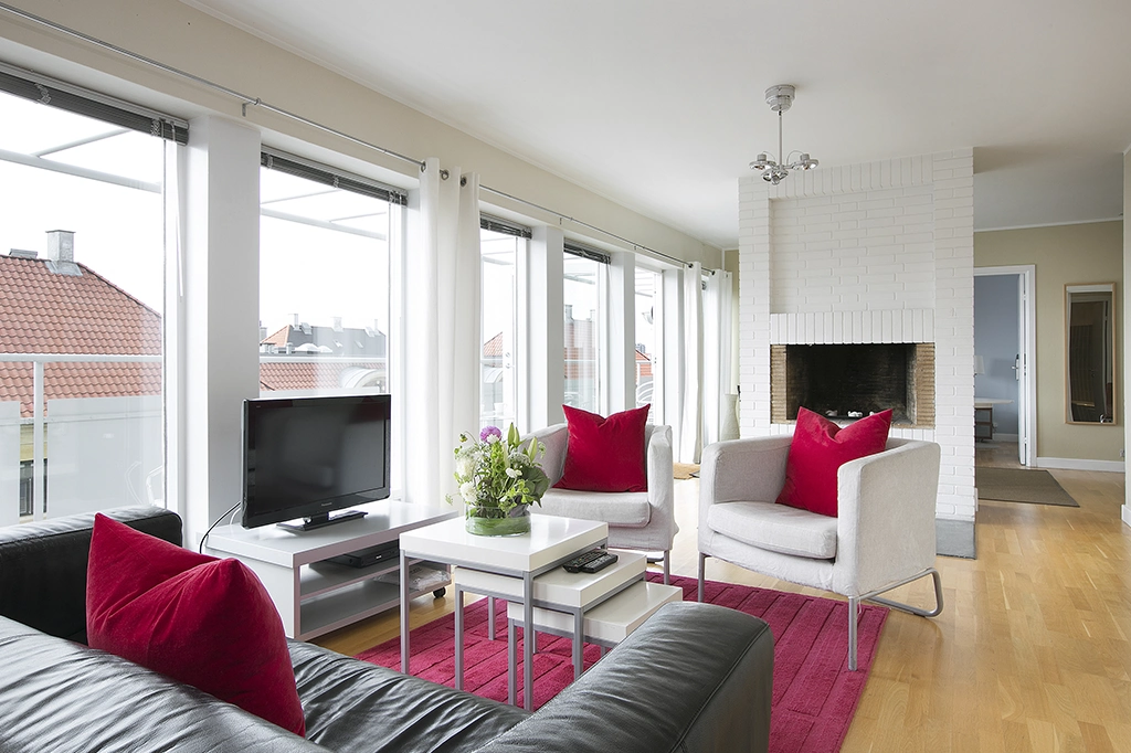 living room apartment Hotel Copenhagen